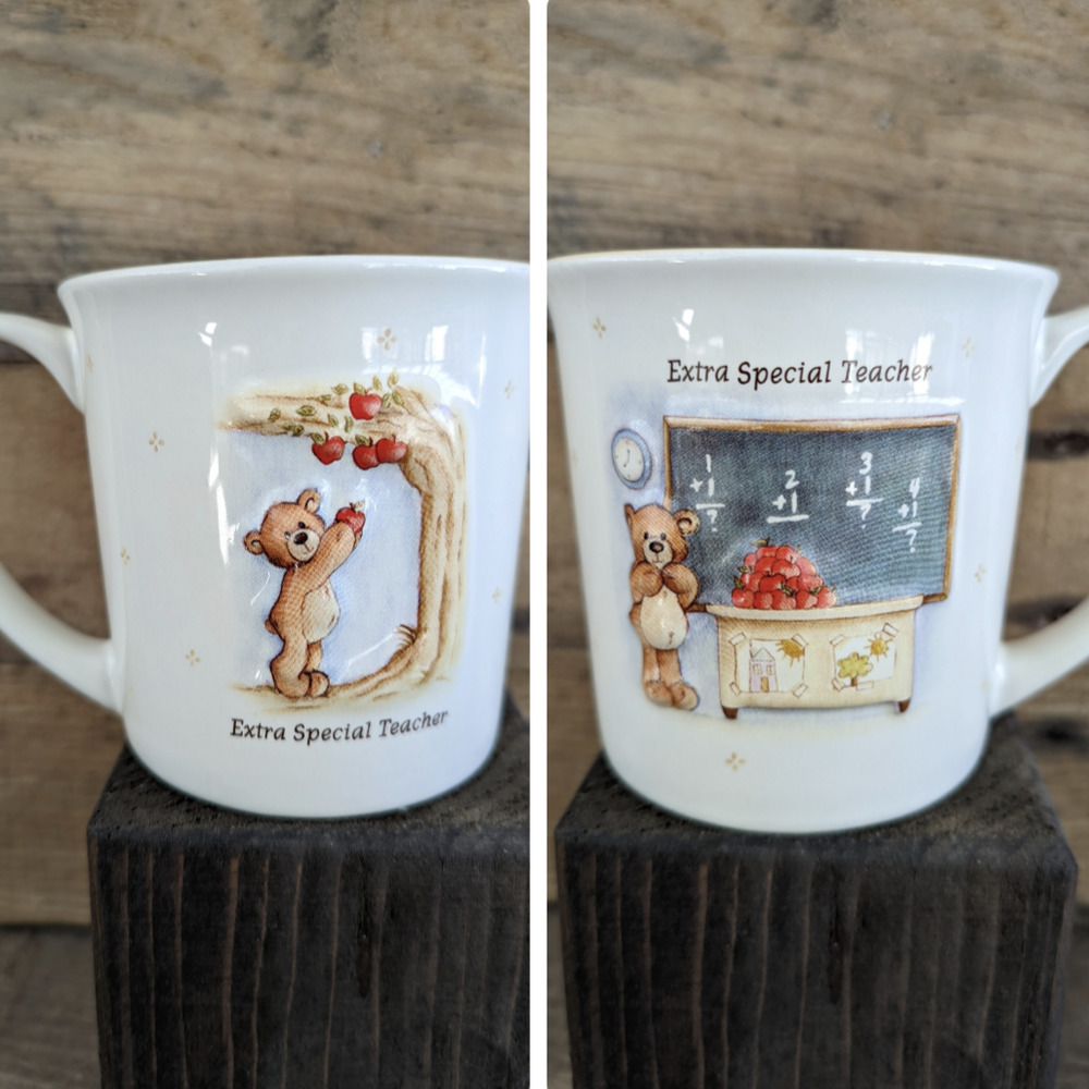 Vintage 1980s Extra Special Teacher Mug by Gund Thinking of You Series